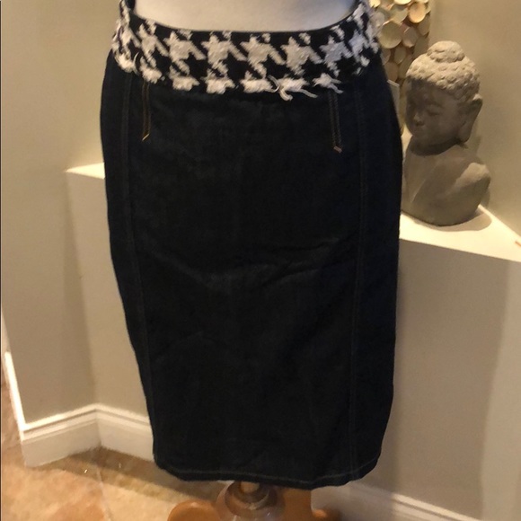 Vintage Dolce and Gabbana denim skirt uk 48 - Picture 1 of 5
